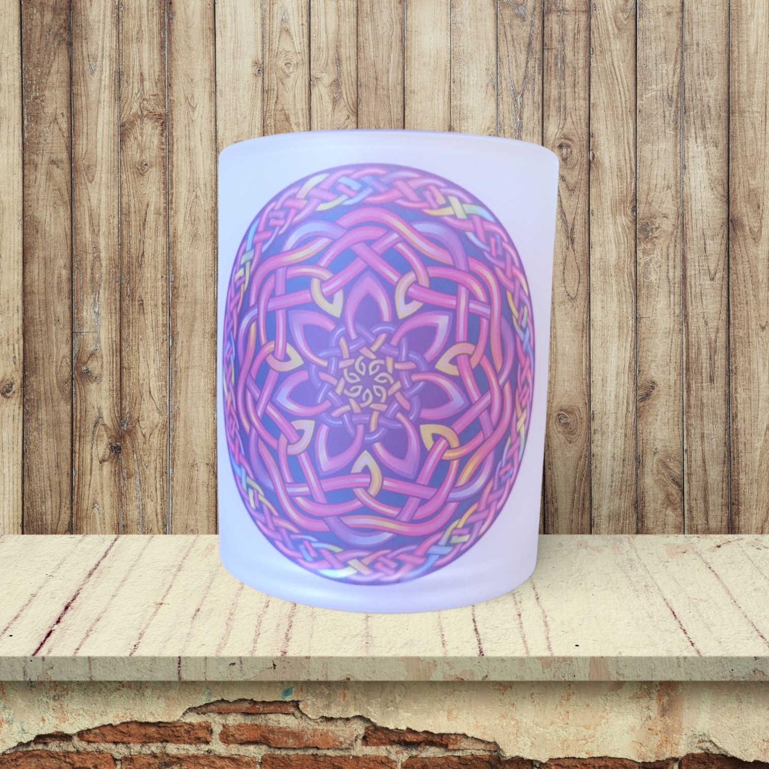 Tropical Celtic Knot - Candle Light Holder