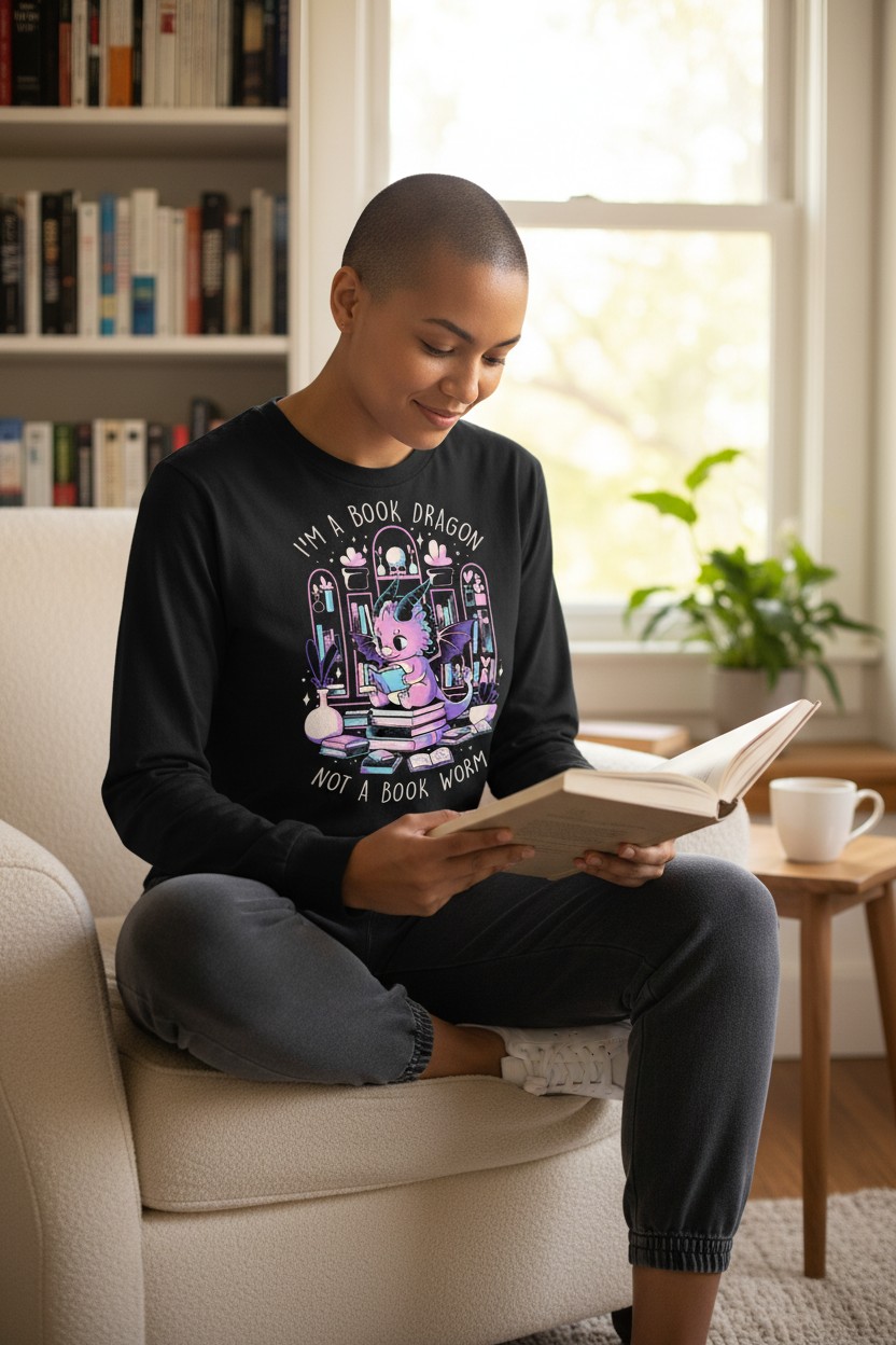 Book Dragon Longsleeve