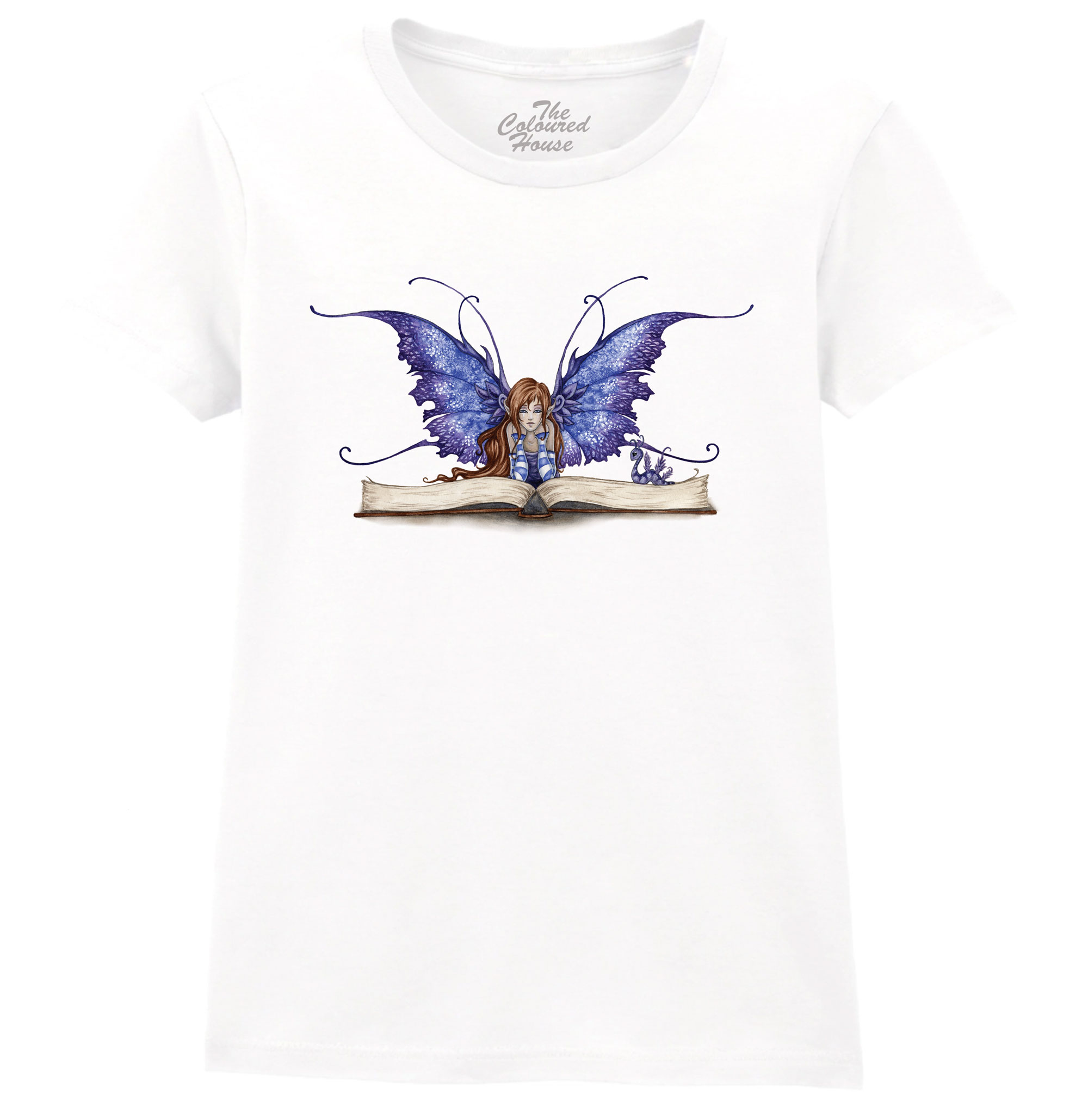 Fairy Bookworm Ladies T-shirt