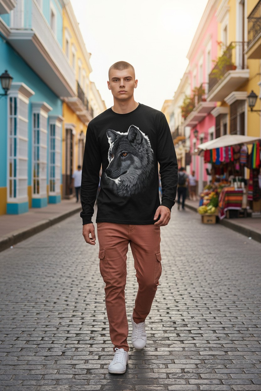 Night Wolf Longsleeve