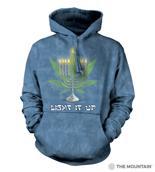 Lit Hanukkah Hoodie