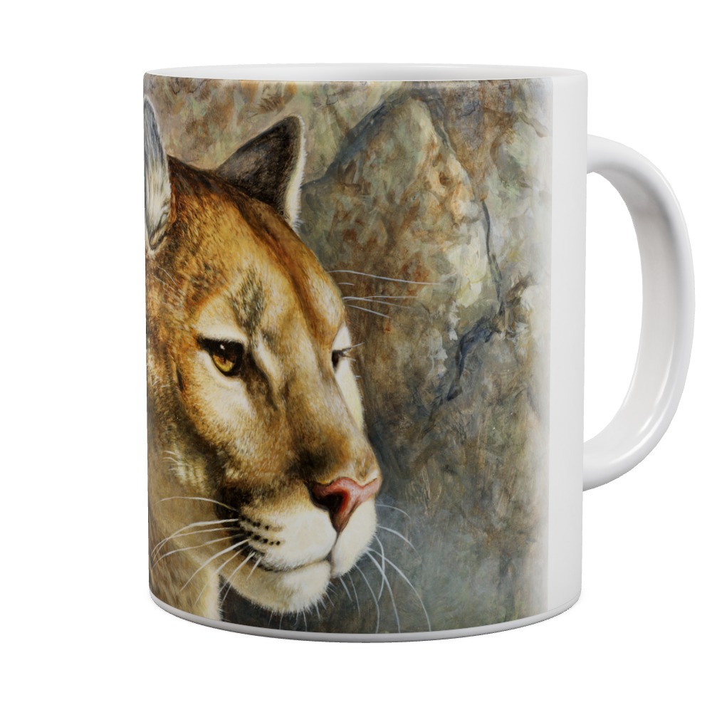 Cougar Portrait - Mountain Lion Mug