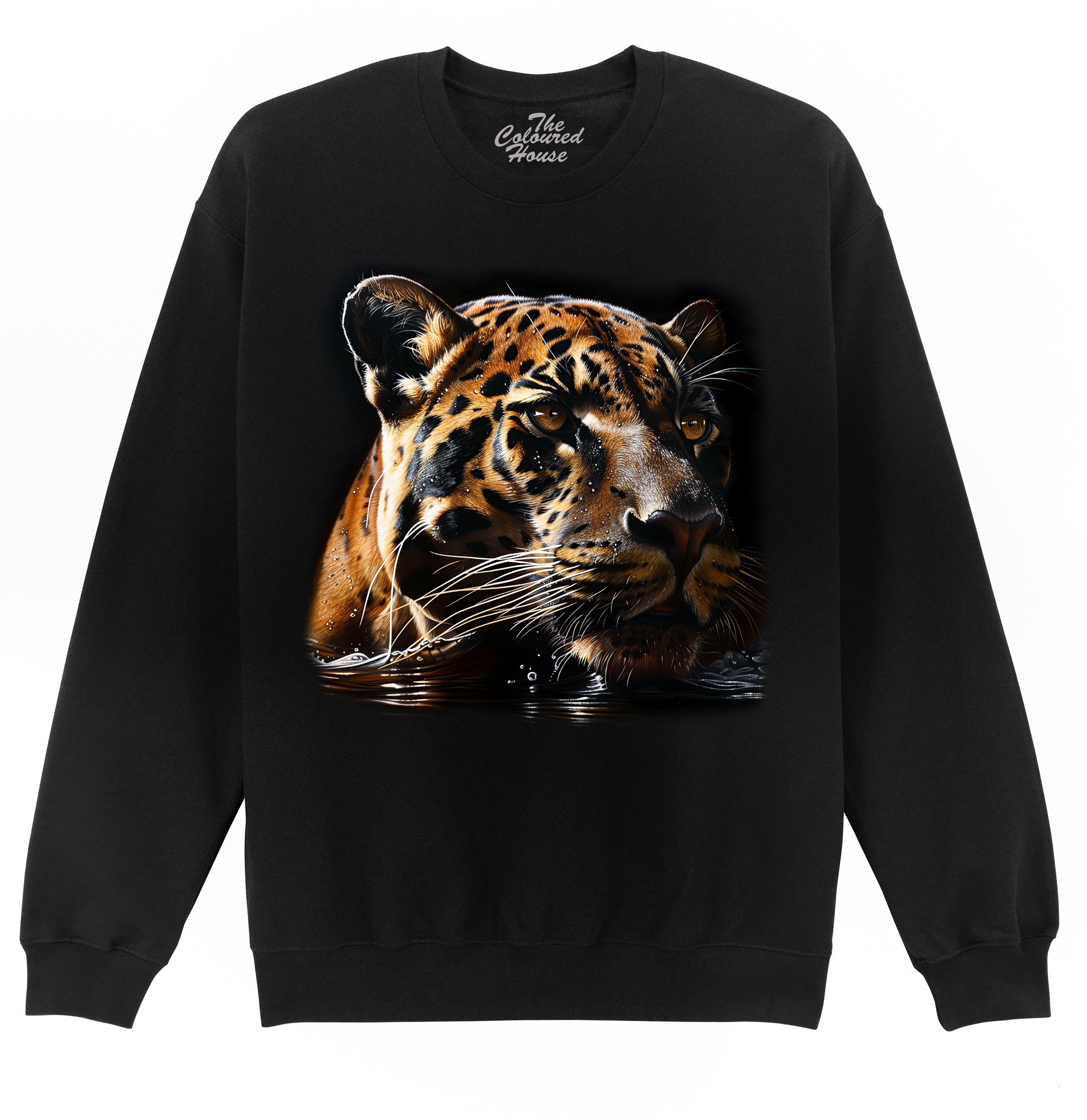 Leopard In Water Sweater