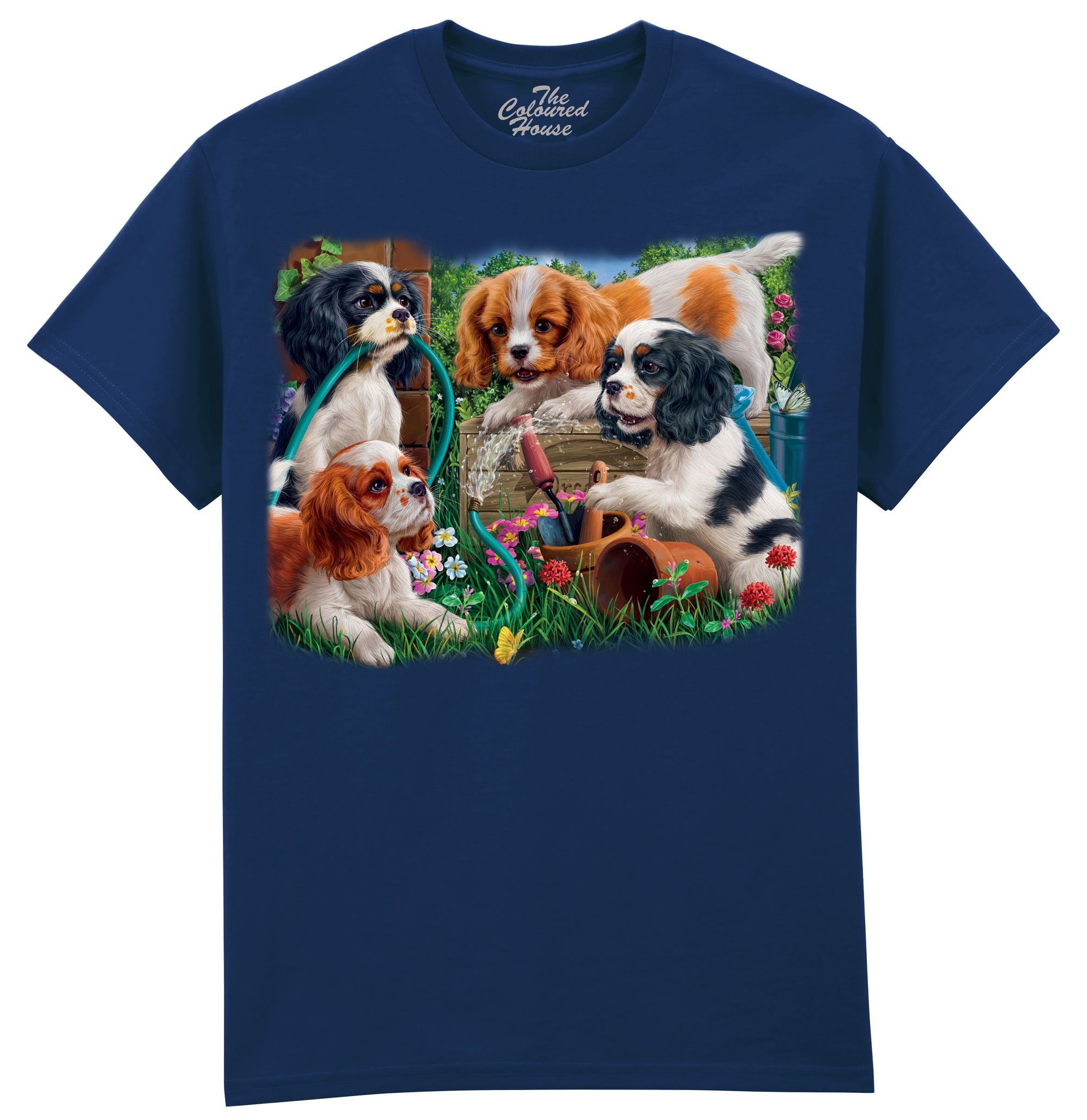 Puppies In The Garden