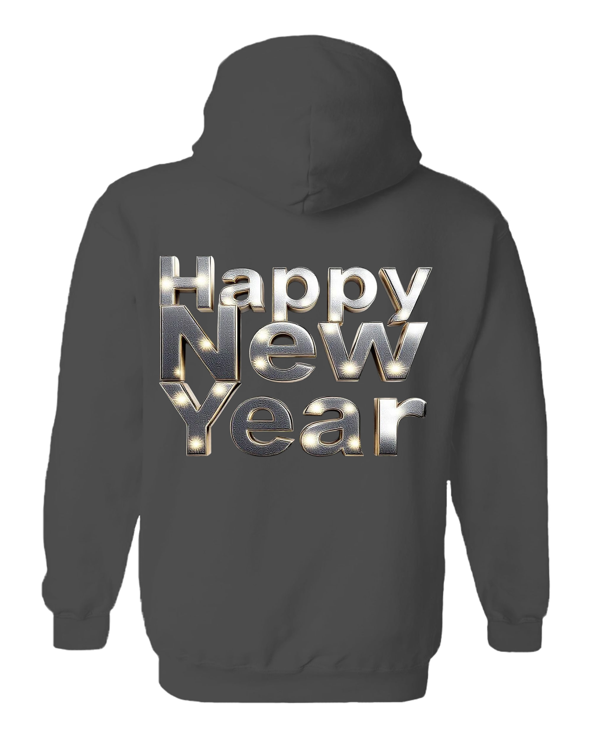 Happy New Year - Silver Hoodie