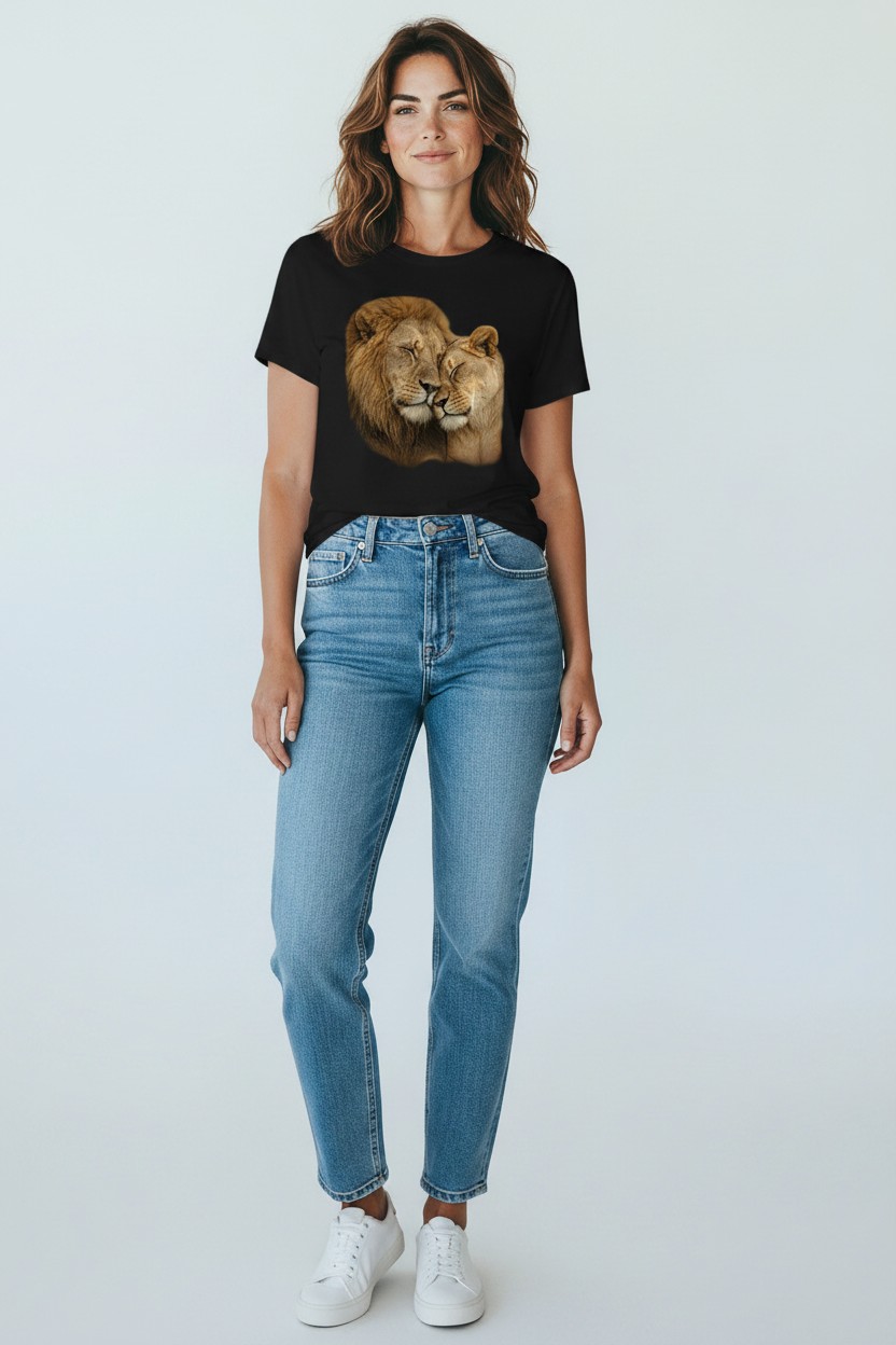 In The Arms Of The King Ladies T-shirt
