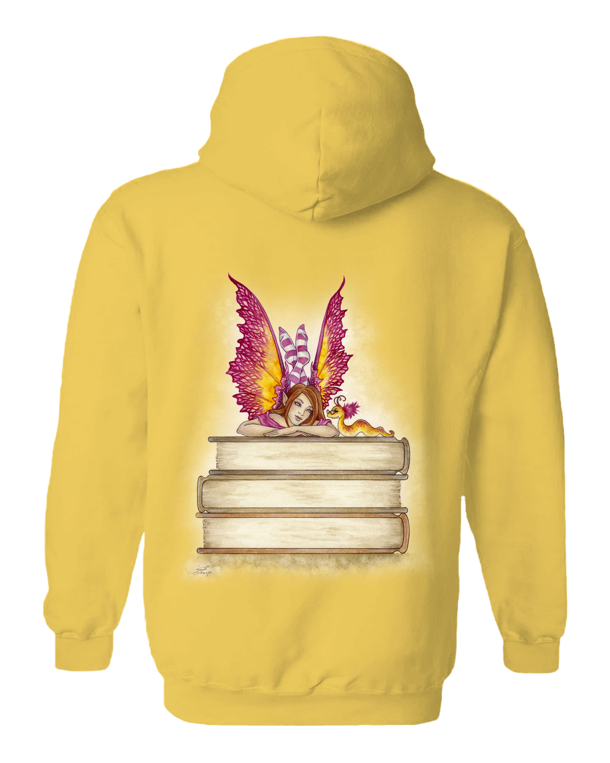 Pink Bookworm Hoodie