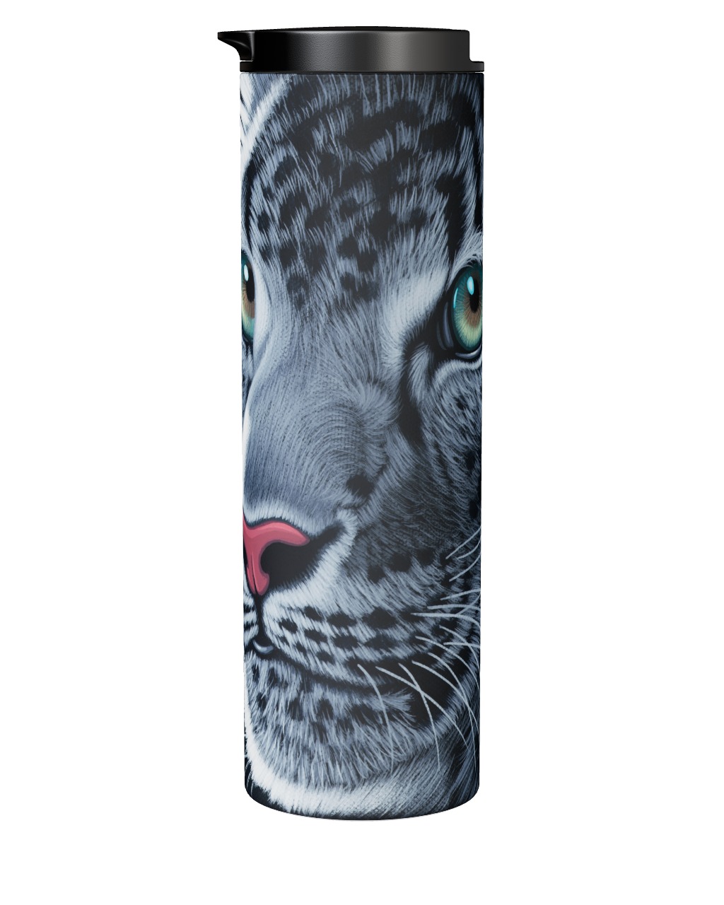 Midnight Eyes - Snow Leopard Tumbler