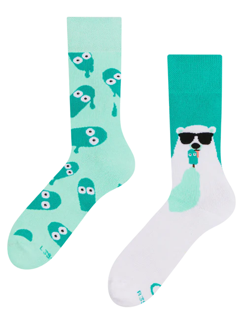 Crazy Warm Socks Bear And Popsicles