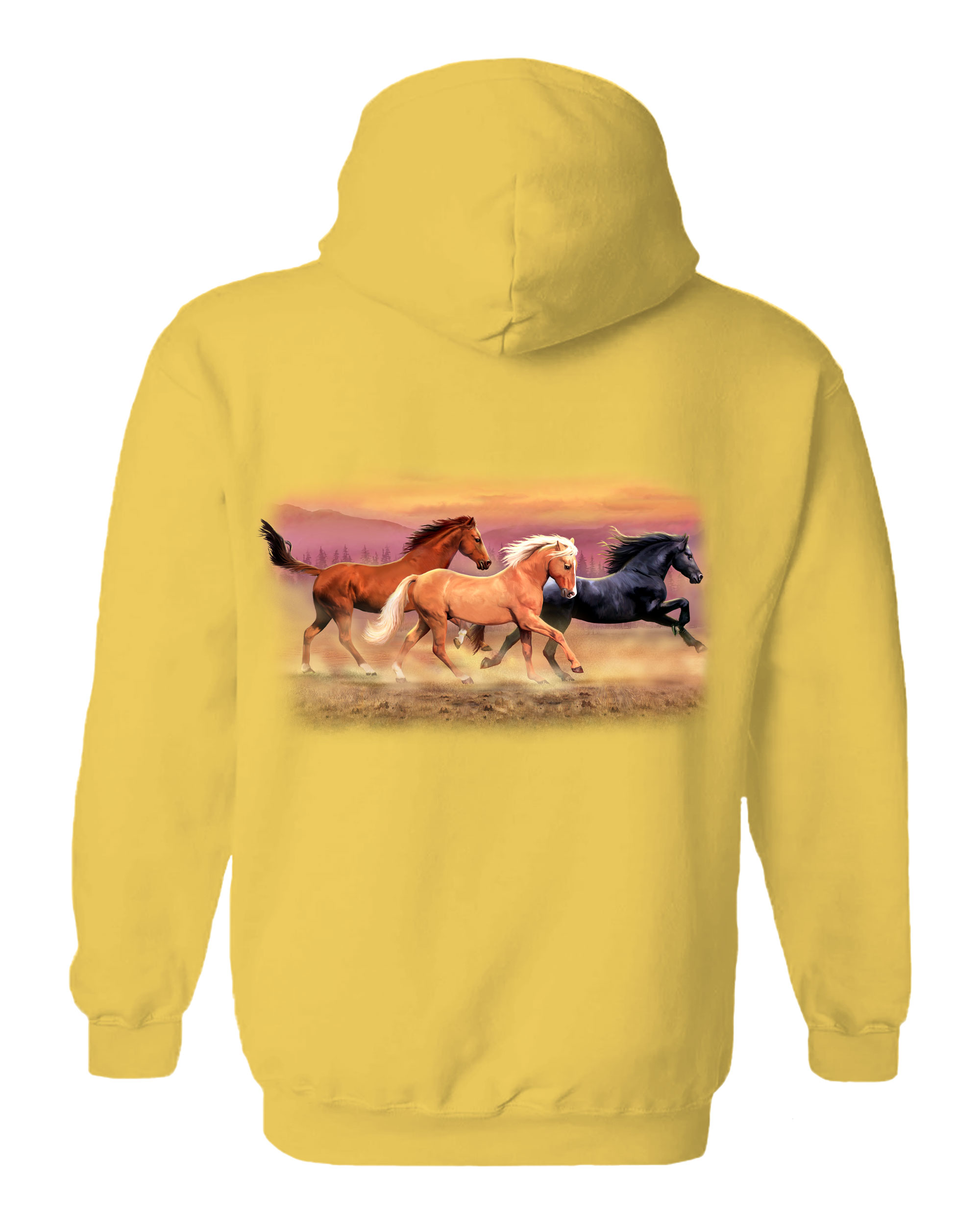 Running Free Horses Hoodie