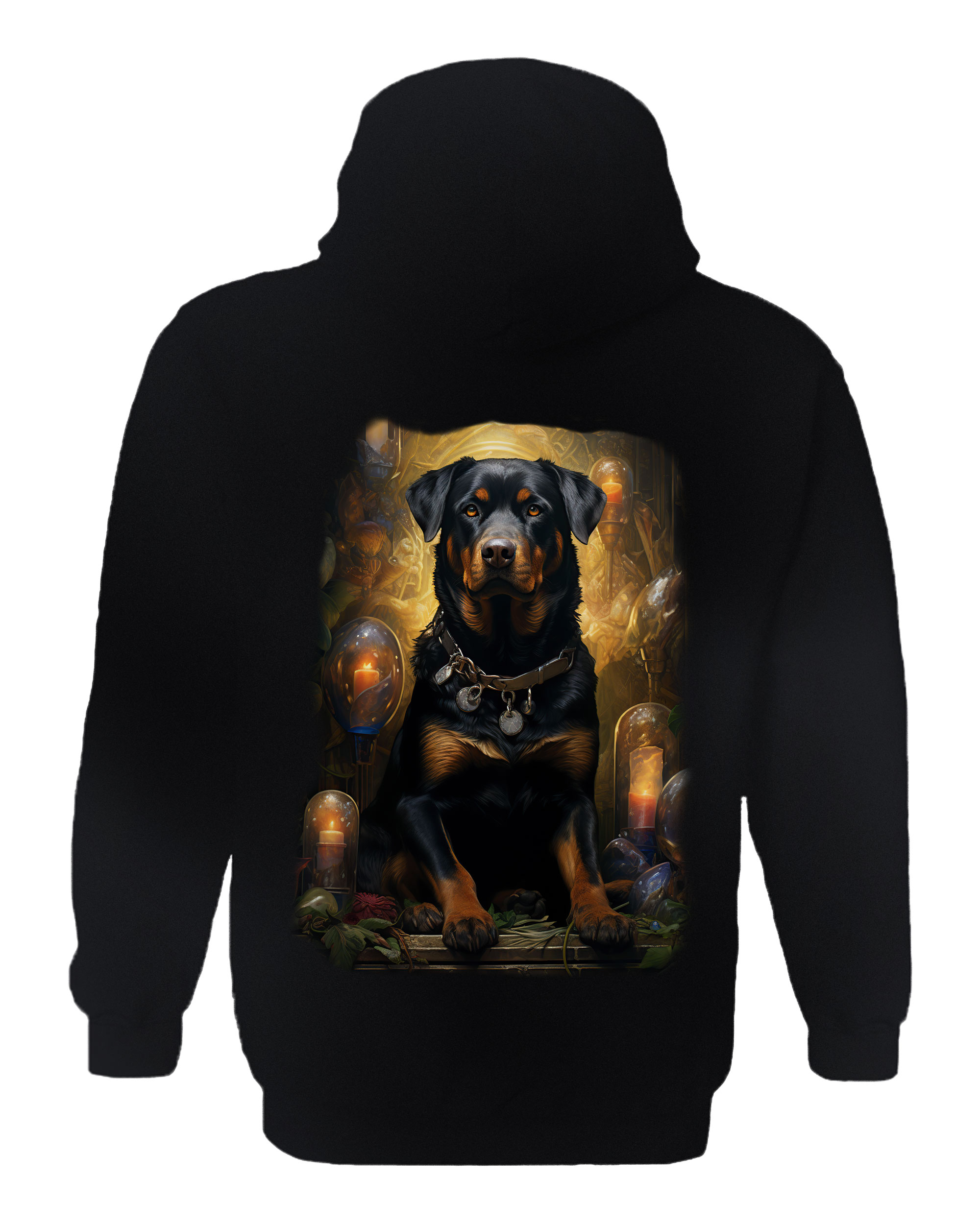 Rottweiler Portrait Hoodie