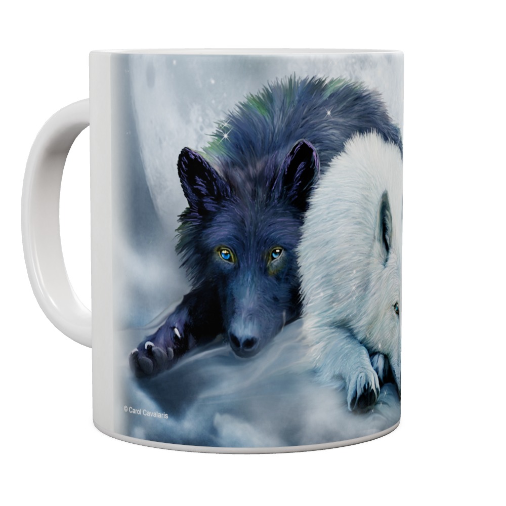 Yin Yang Wolf Mates Mug