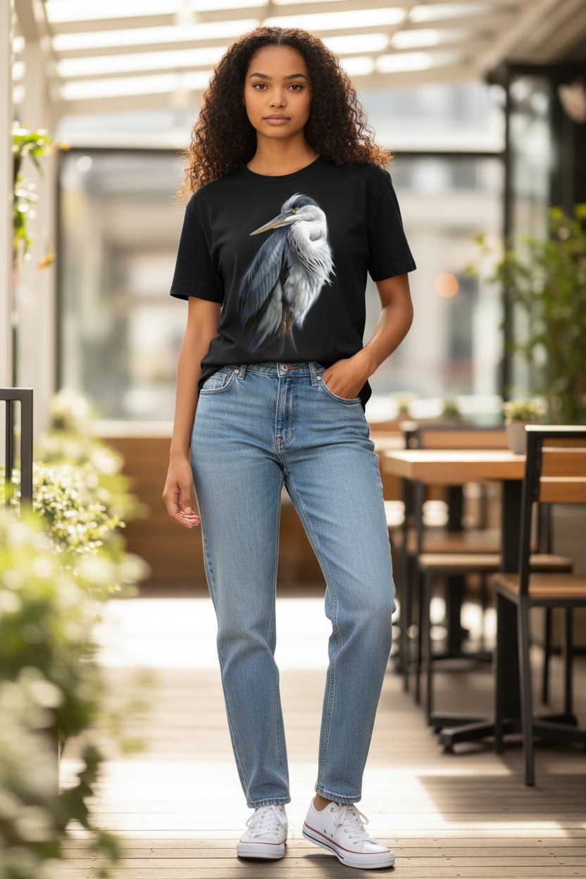 Heron Ladies T-shirt