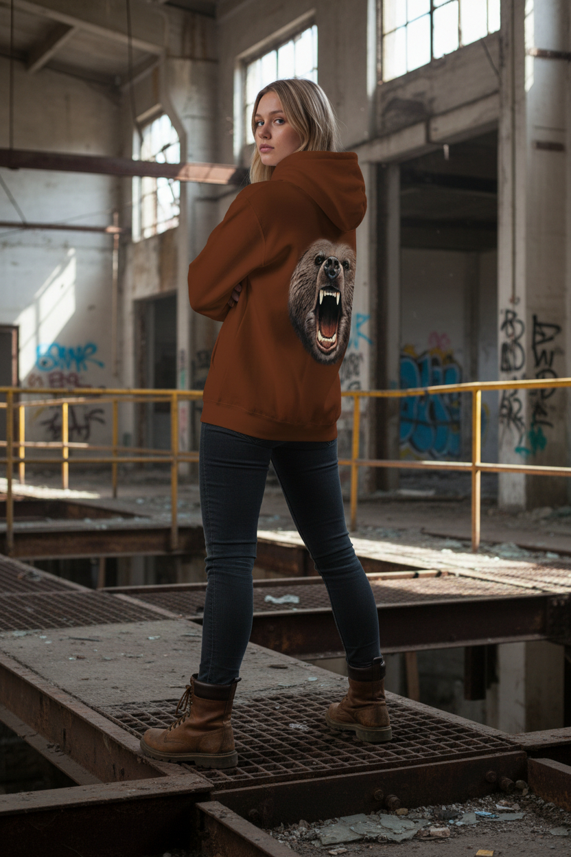 Bear Growl Hoodie