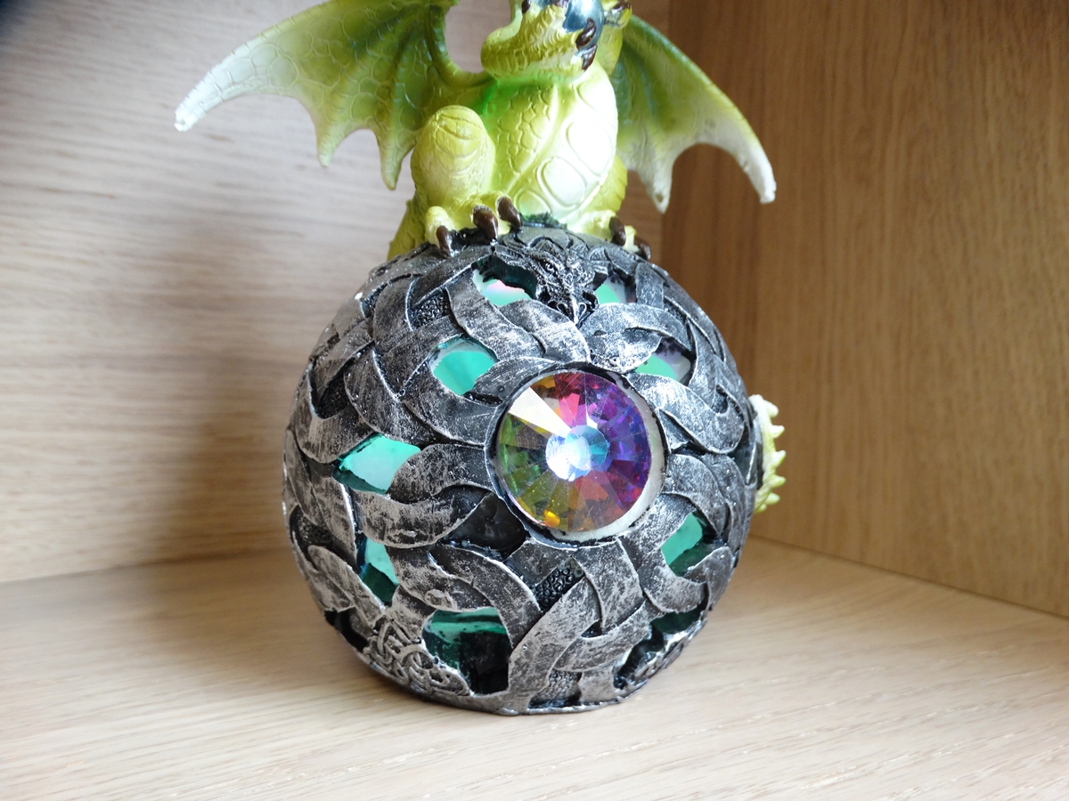 Green Dragon on Dragon Light Ball - A