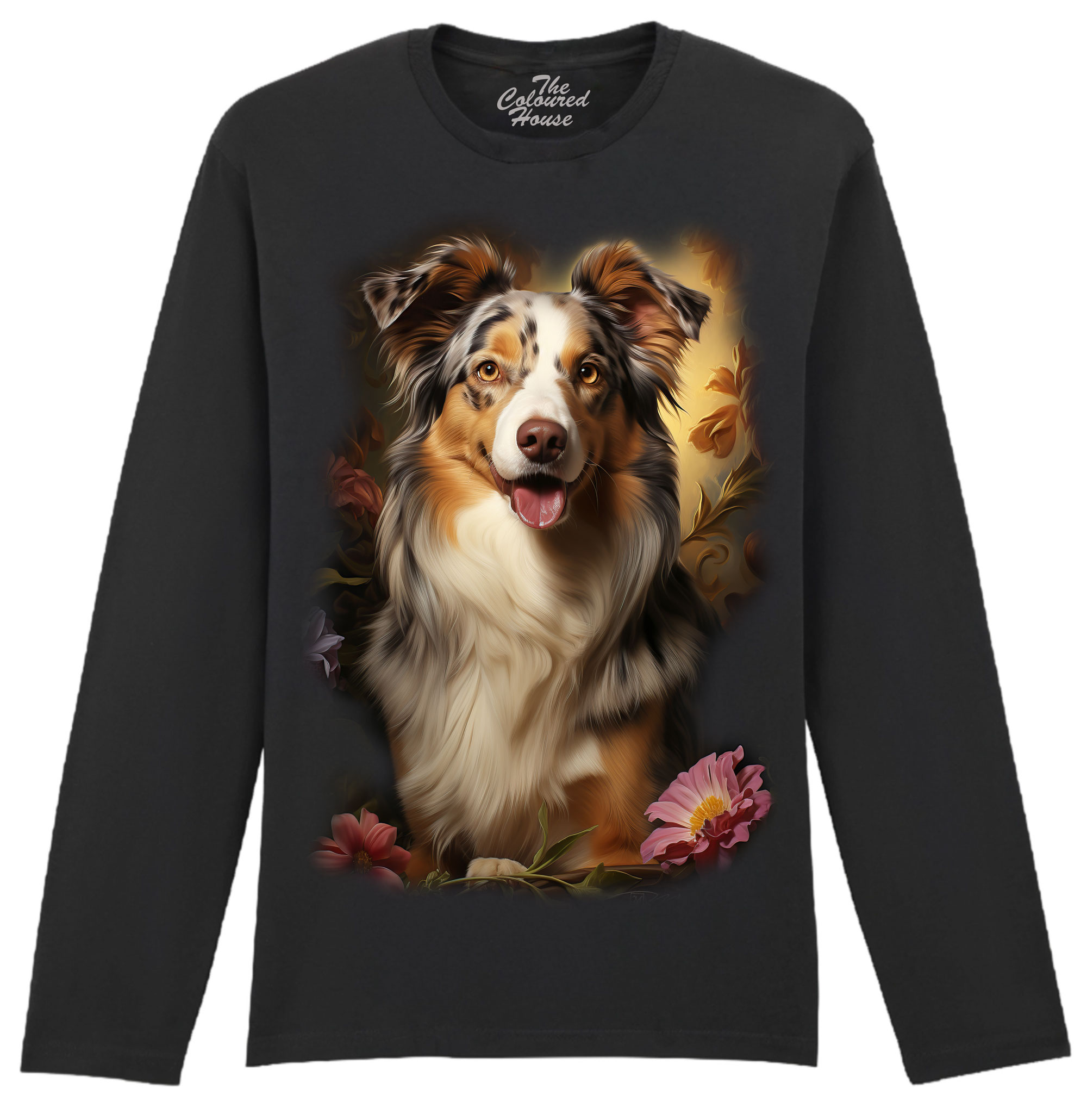 Australian Shepherd Portrait Longsleeve