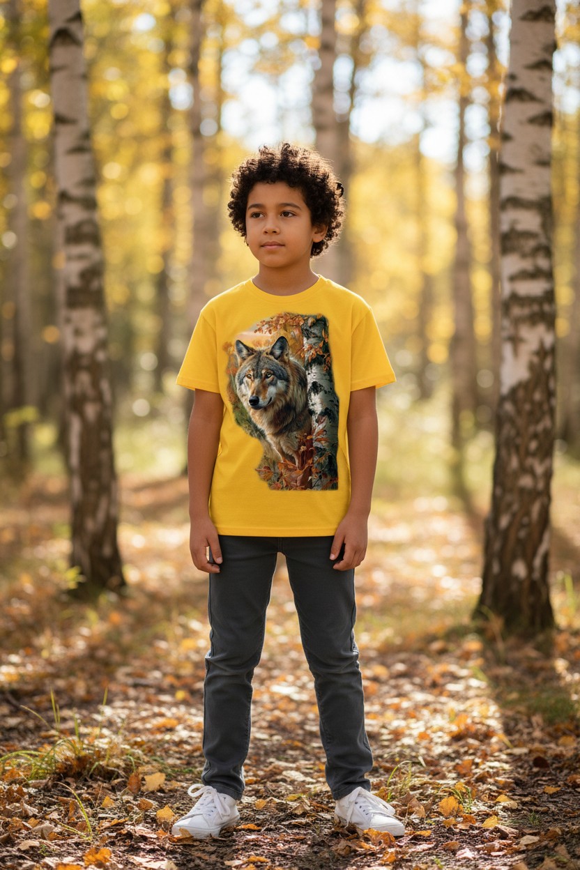 Forest Wolf Portrait KIDS