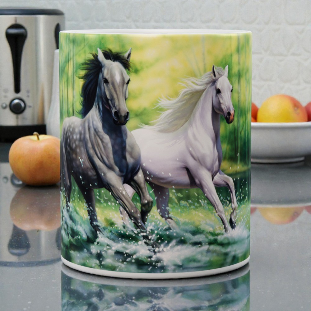Spring Morning - Horses Mug