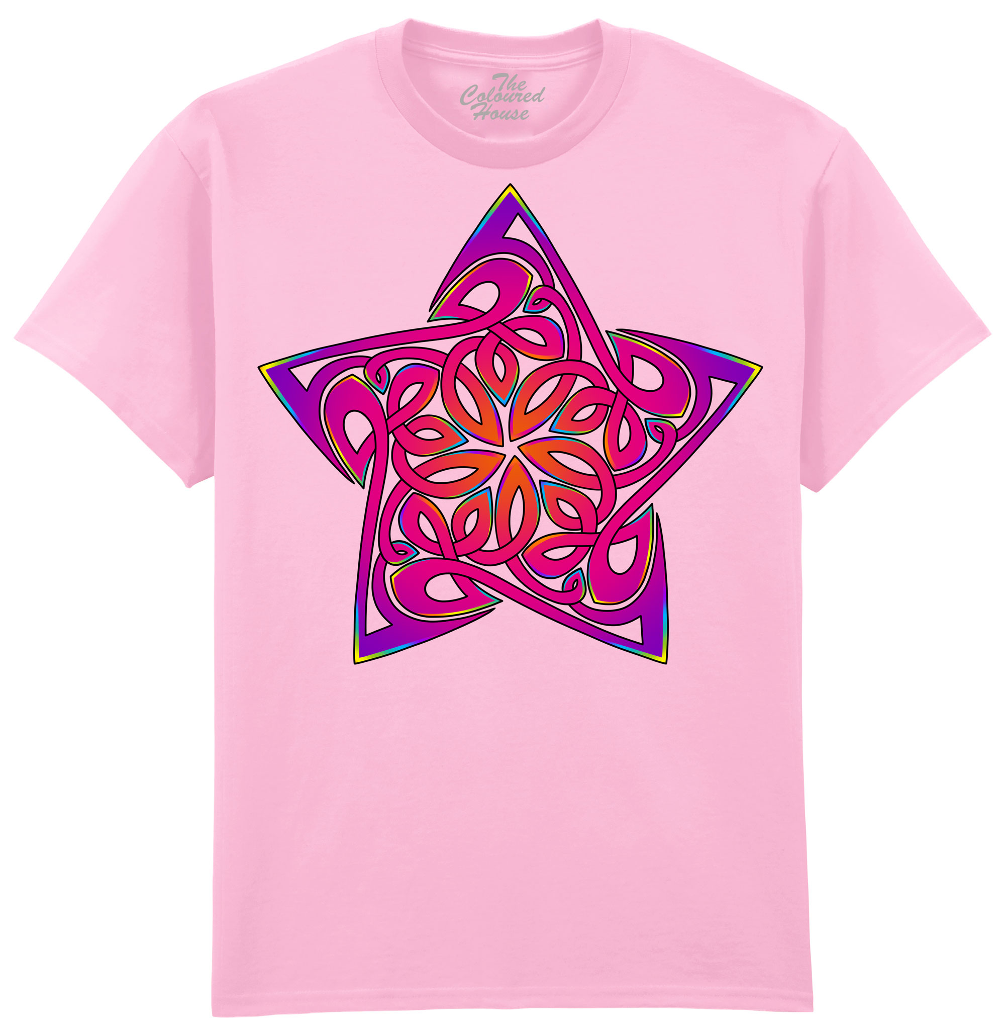 Celtic Knot Five Star Purple