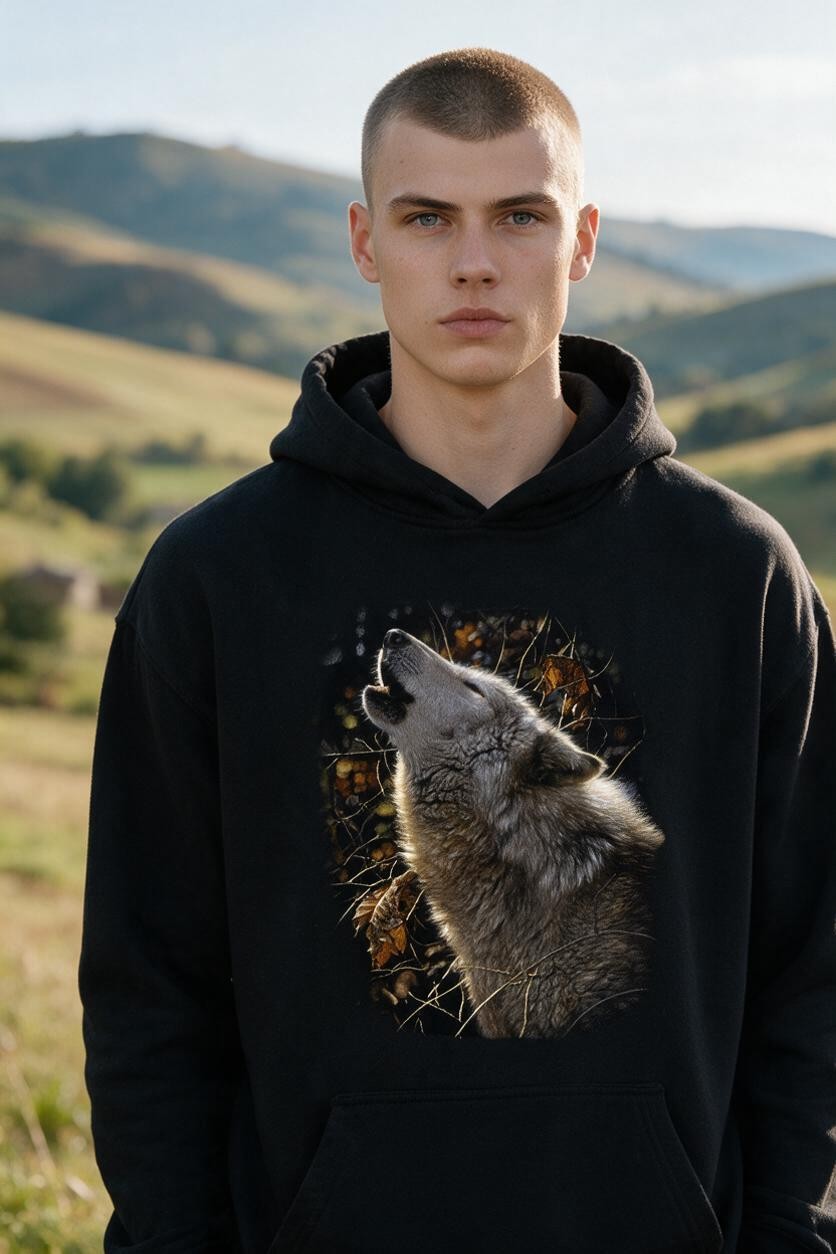 Songs Of Autumn - Wolf Hoodie
