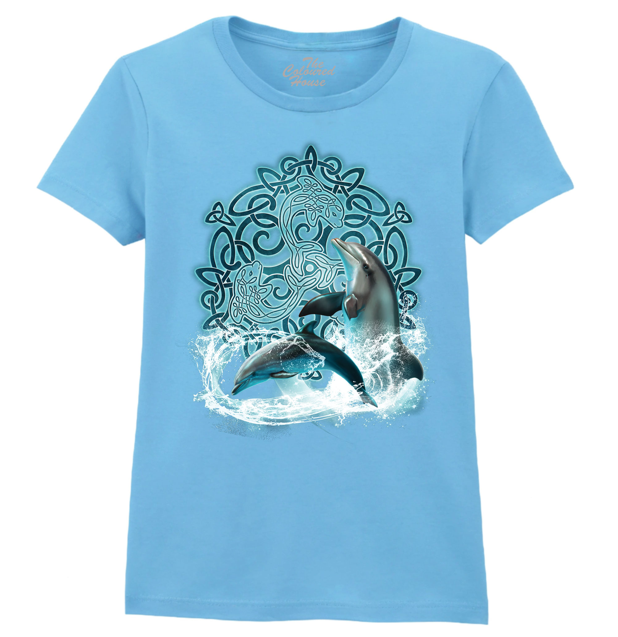 Celtic Dolphin Ladies T-shirt