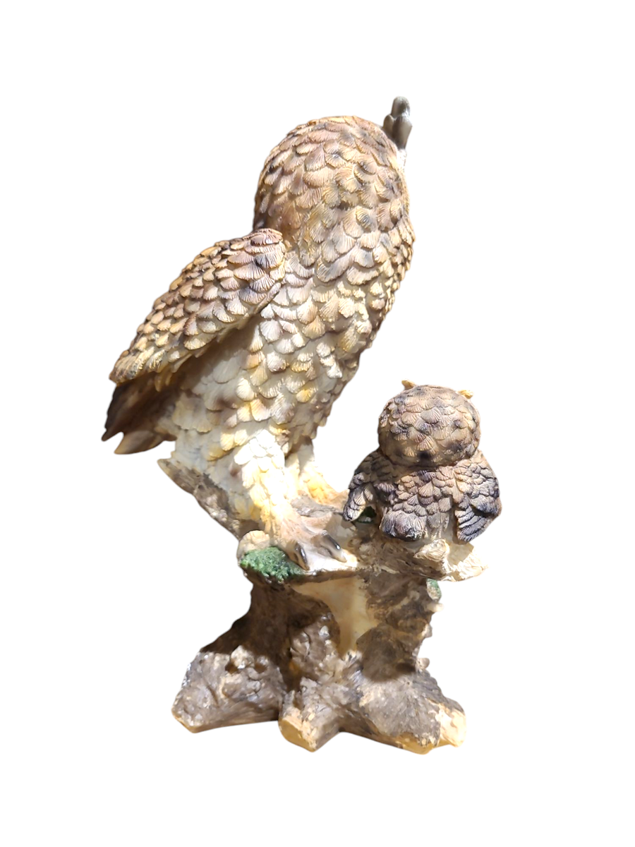 Large Great Horned Owl Family Large Great Horned Owl Family