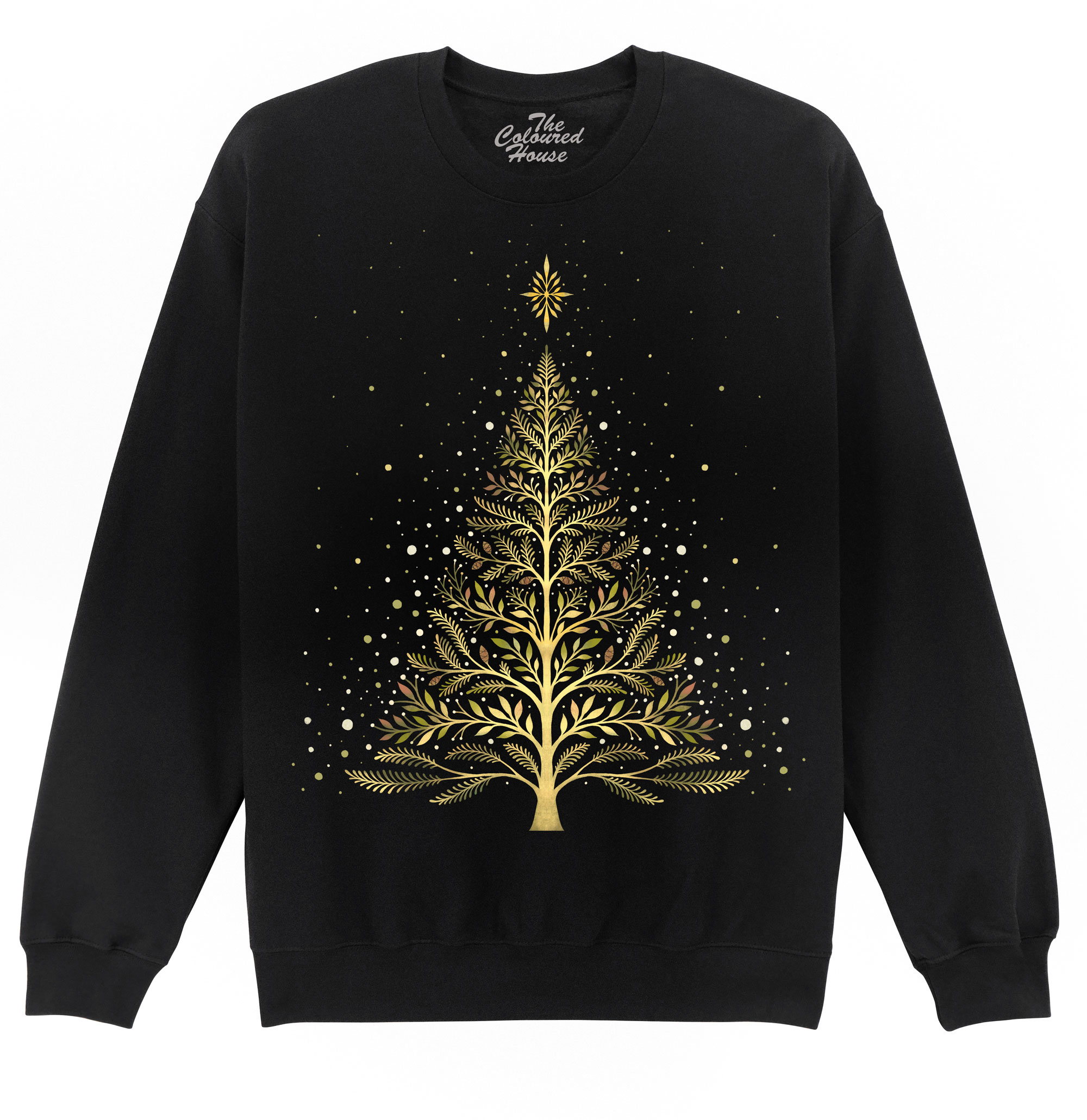 Christmas Night Glowing Tree Sweater