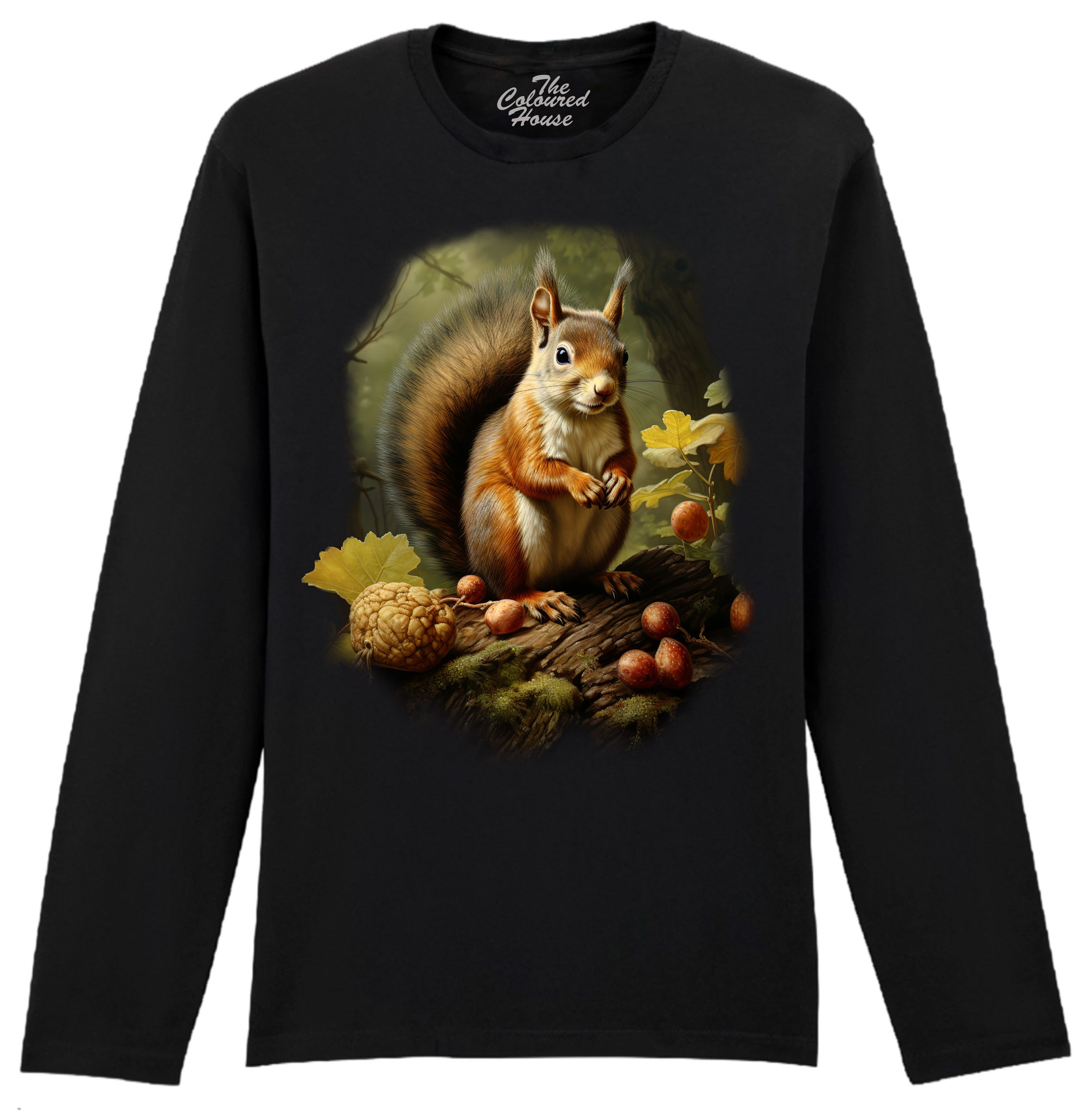 Squirrel In The Woods Longsleeve