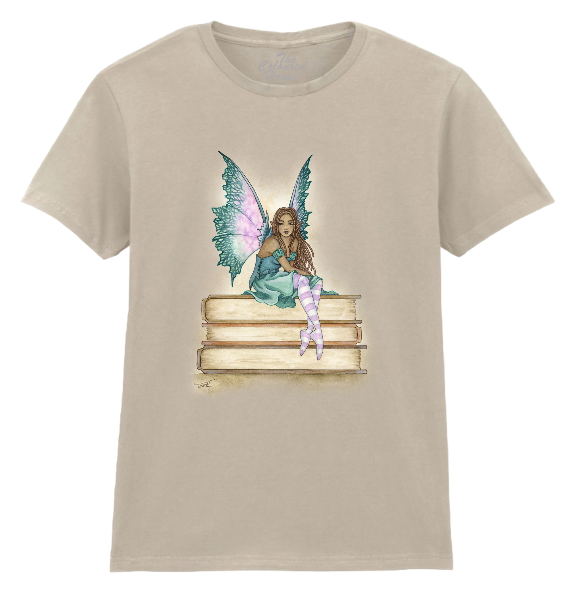 Green Bookworm Ladies T-shirt