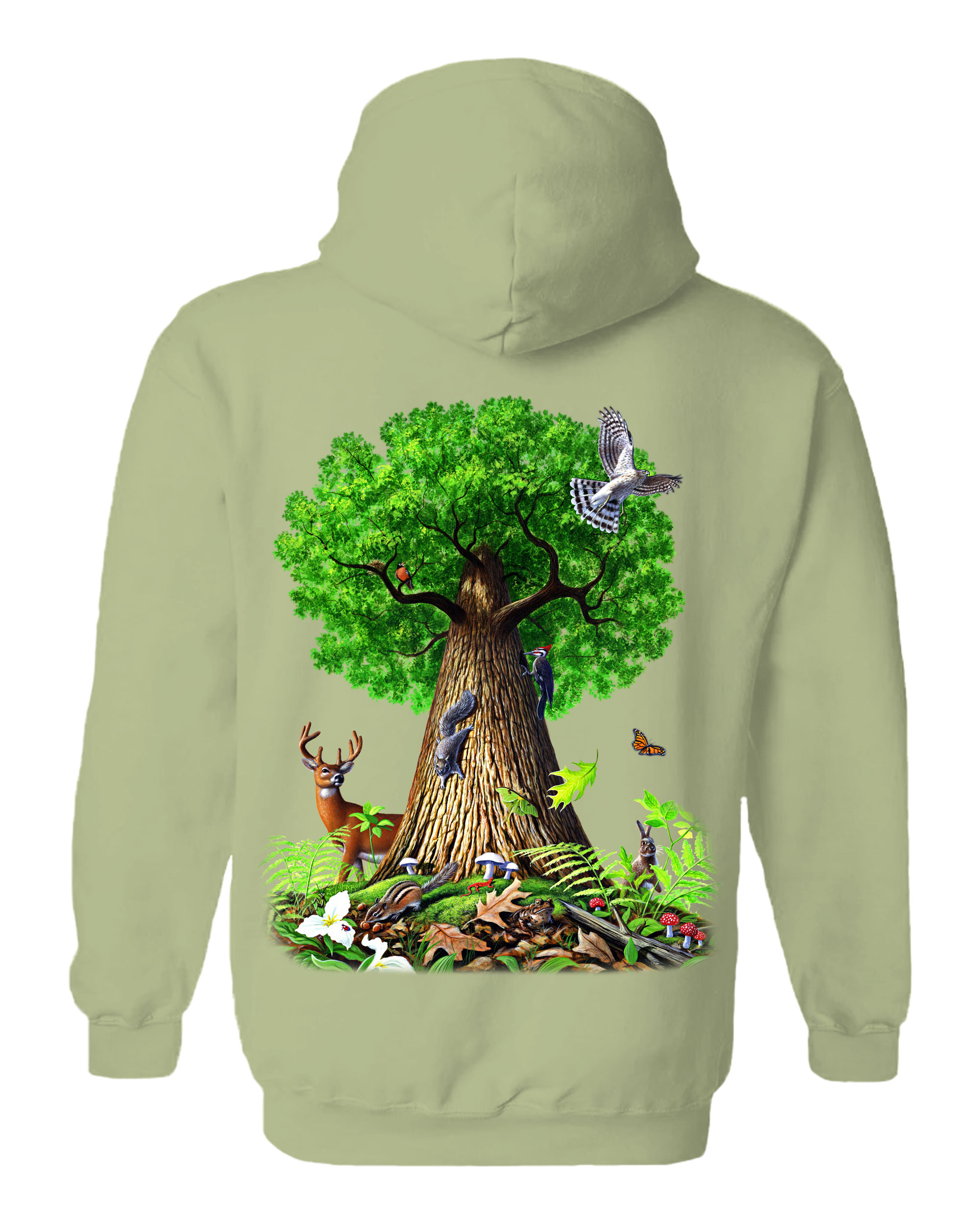 Tree Of Life Animals Hoodie