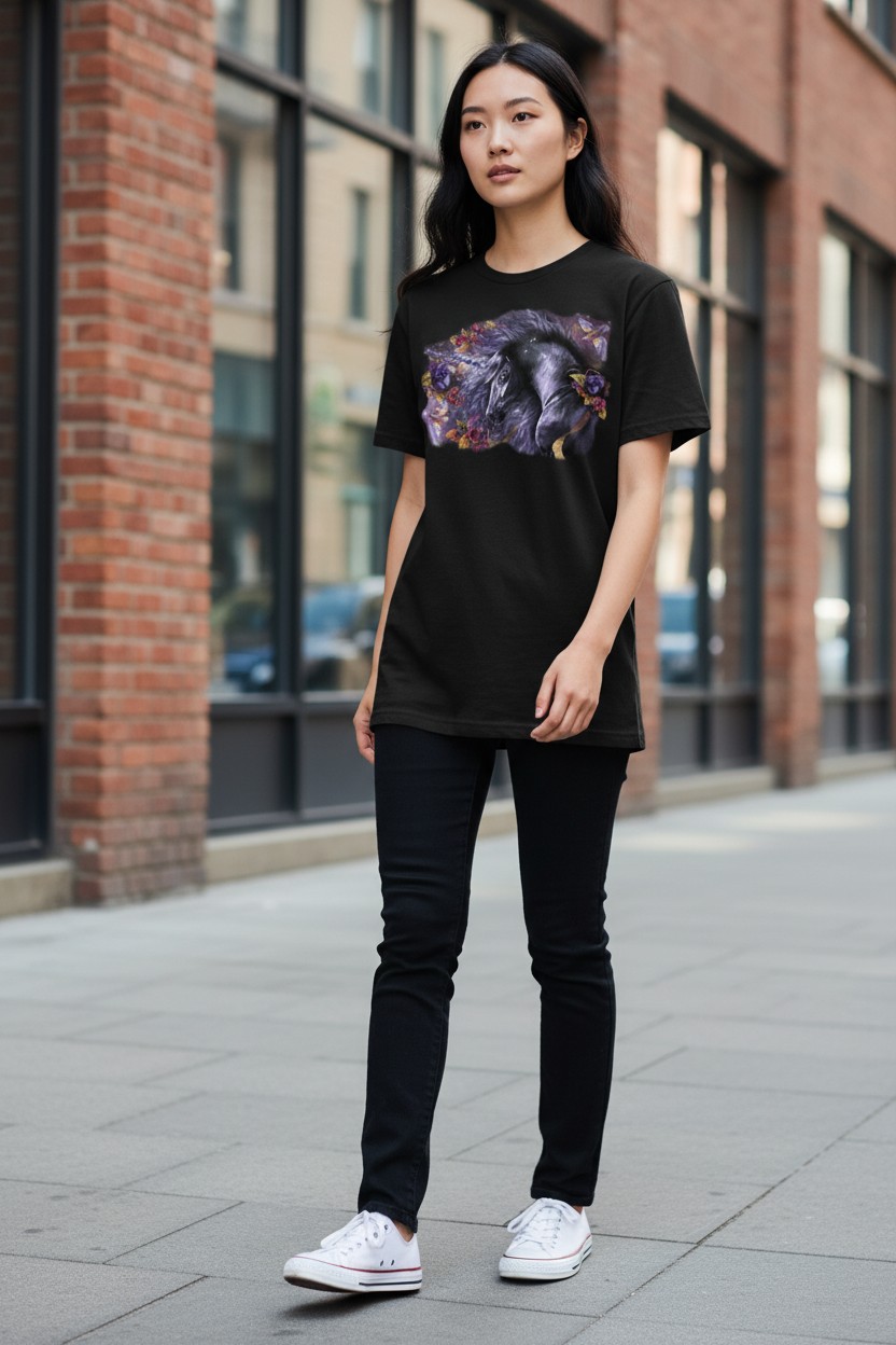 Blue Rose - Unicorn Ladies T-shirt