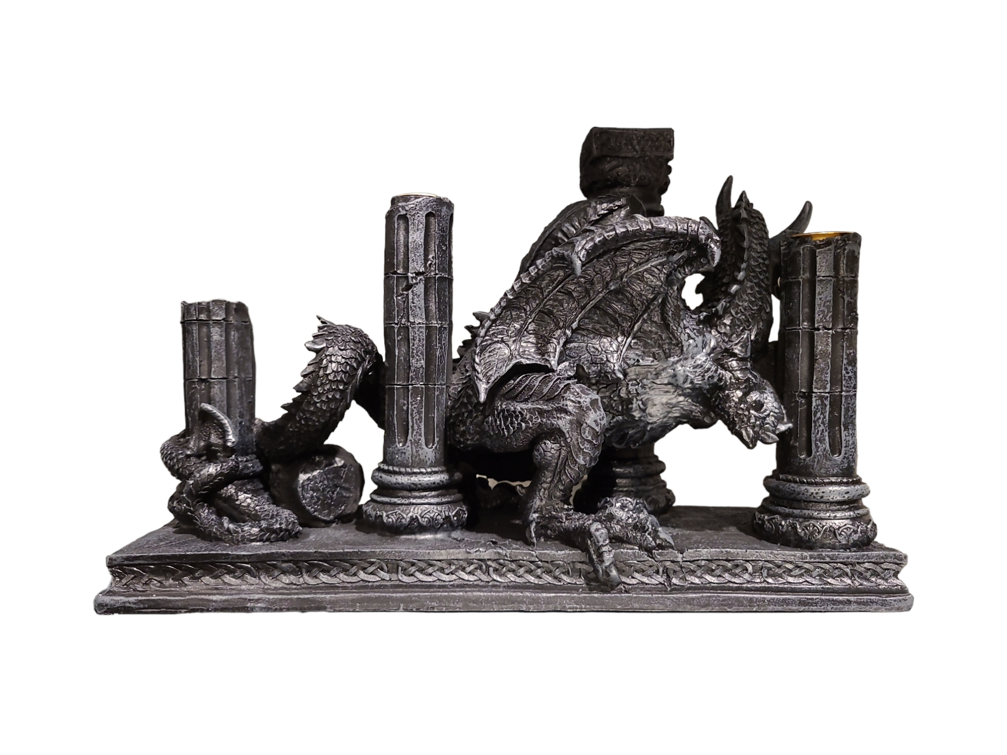 Bougeoir Dragon Noir