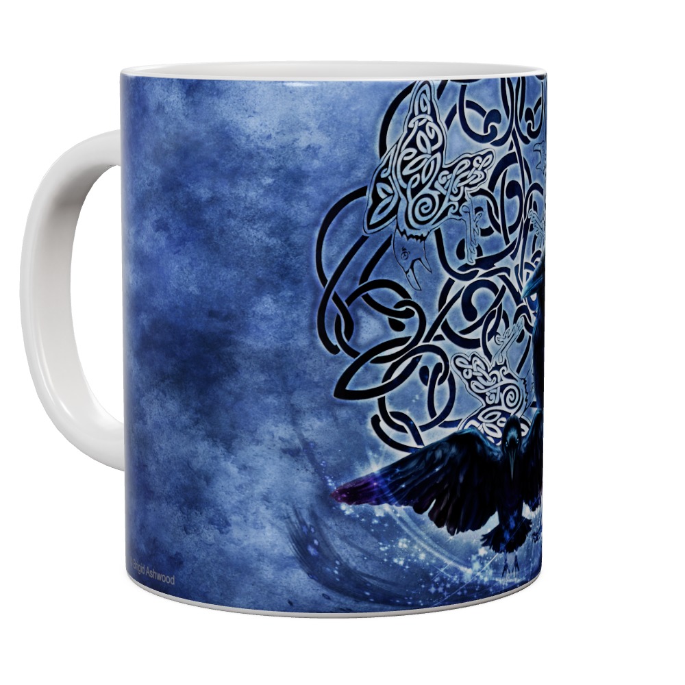Celtic Raven Mug