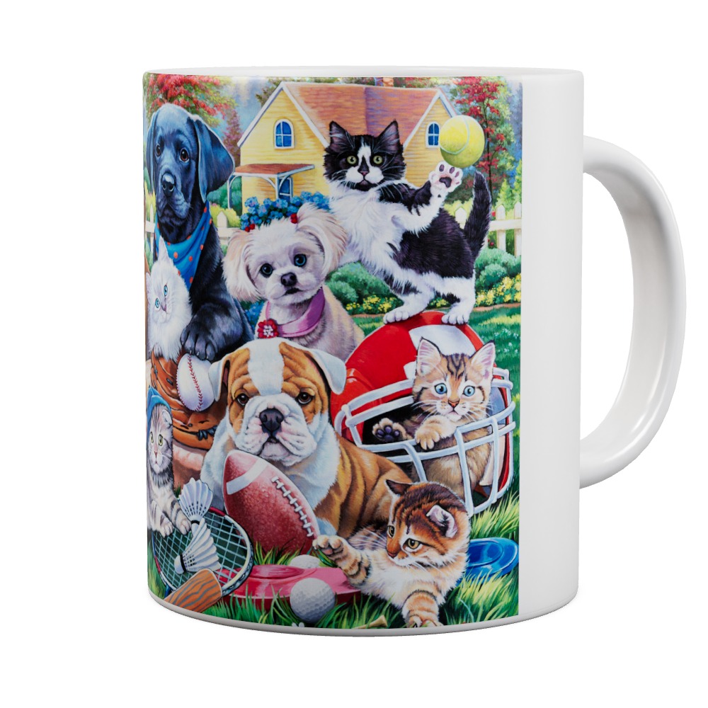 Schoolyard Athletics - Dogs And Cats Mug