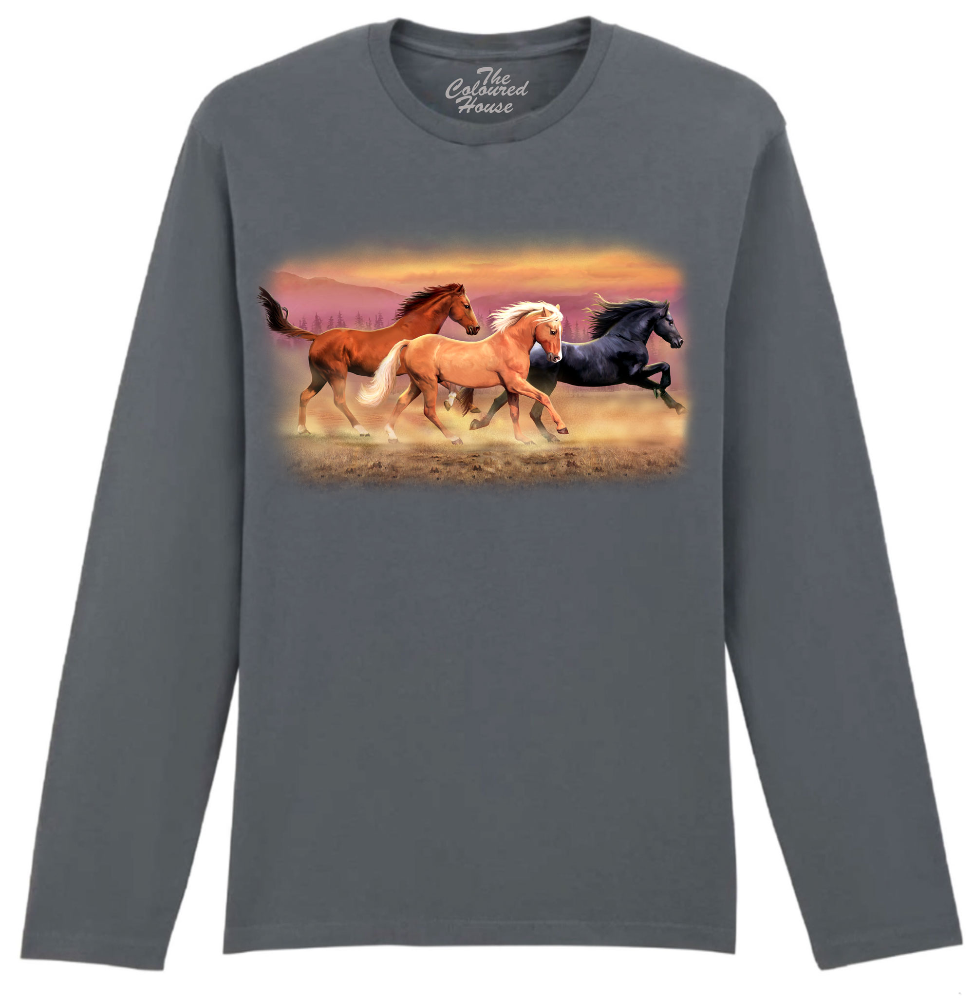 Running Free Horses Longsleeve