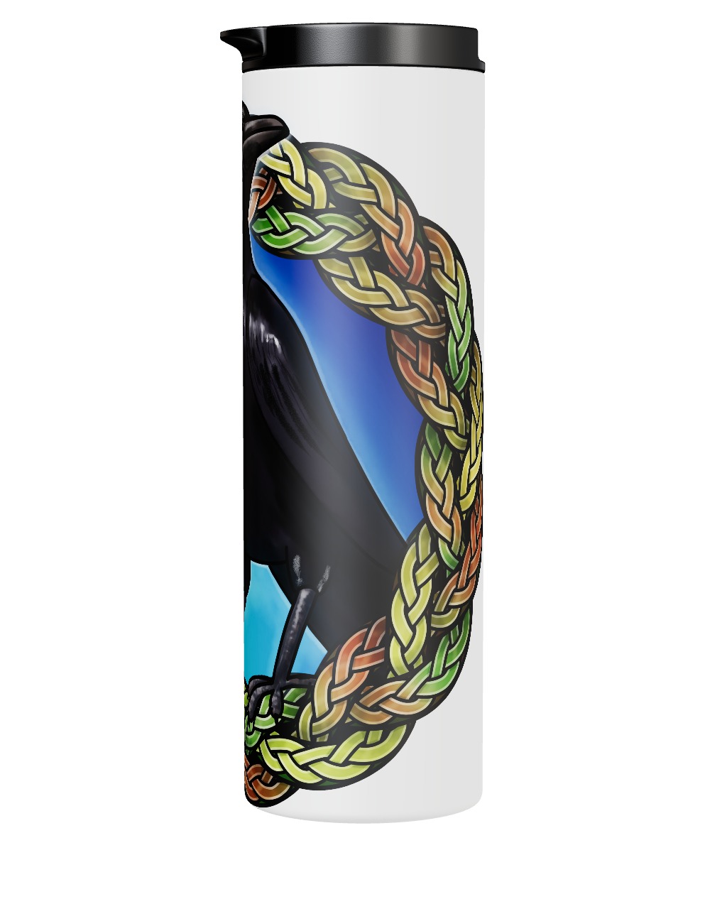 Crow Celtic Knot Tumbler