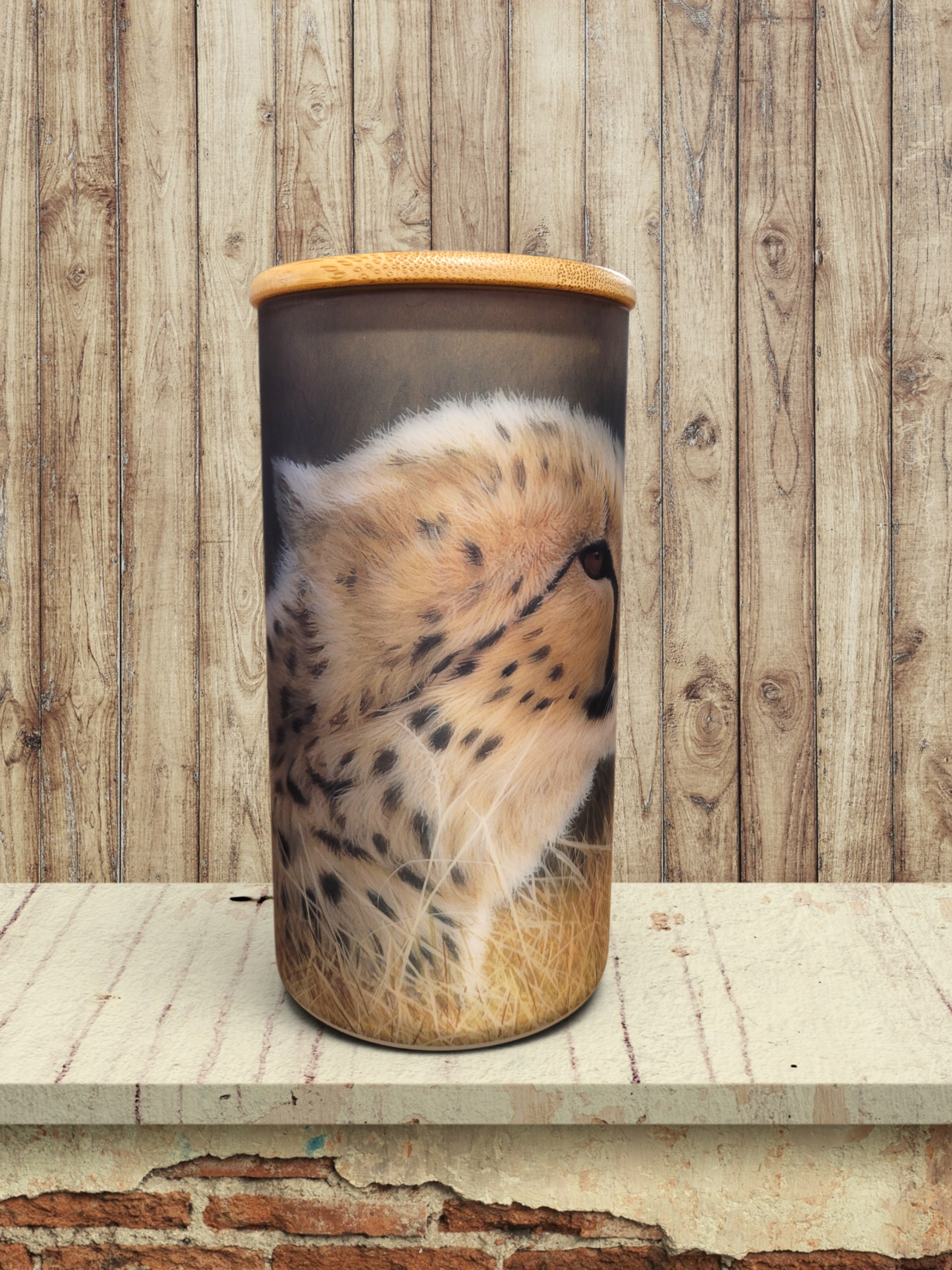 Alert Cheetah - Storage Jar 25Oz