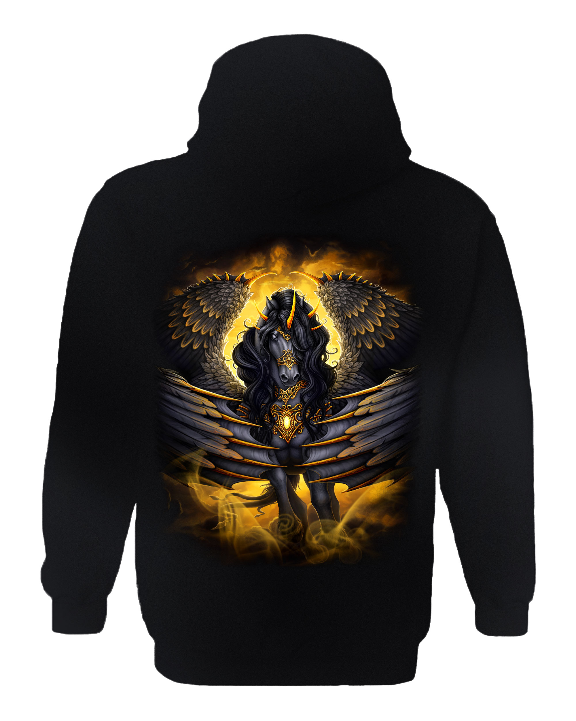 Black Pegasus Hoodie