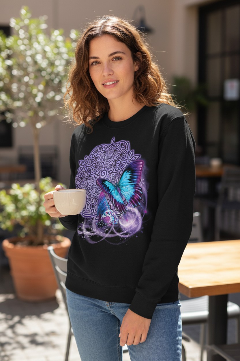 Celtic Butterfly Sweater