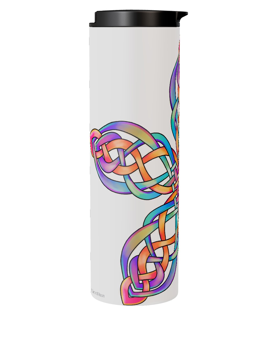 Celtic Knot Five Star Flower Tumbler