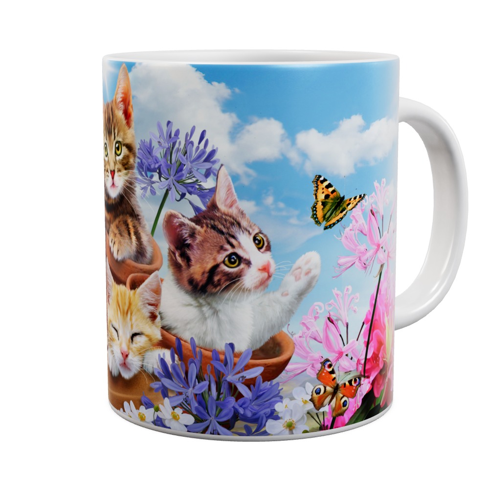Garden Wonders - Cats Mug
