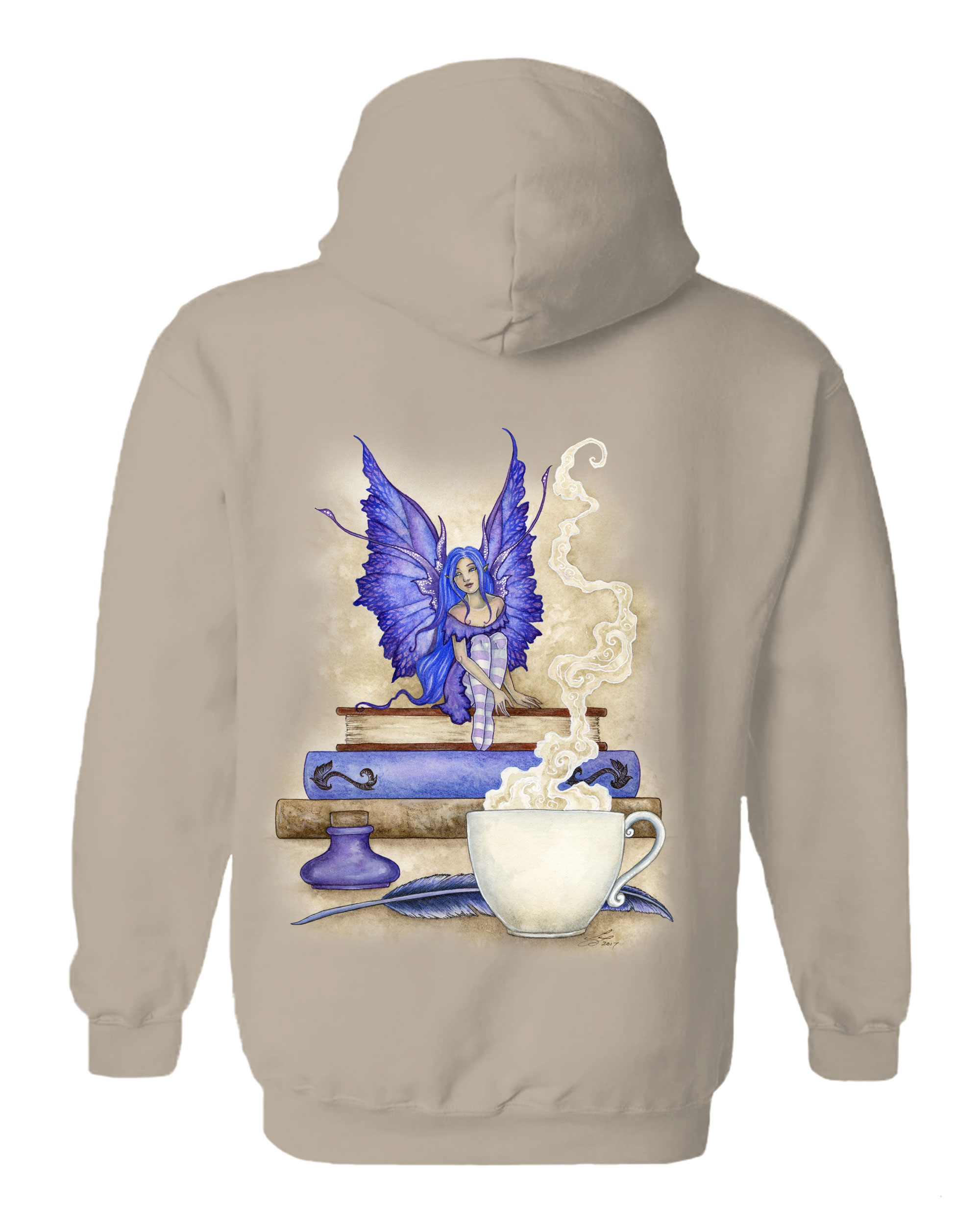 Blue Bookworm Hoodie