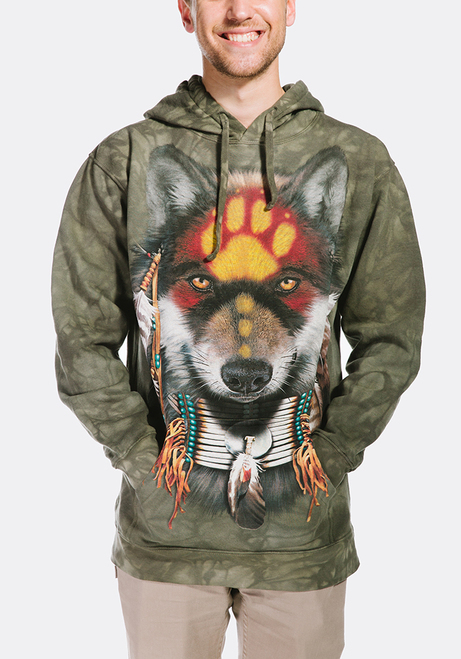 Native Wolf Spirit Hoodie