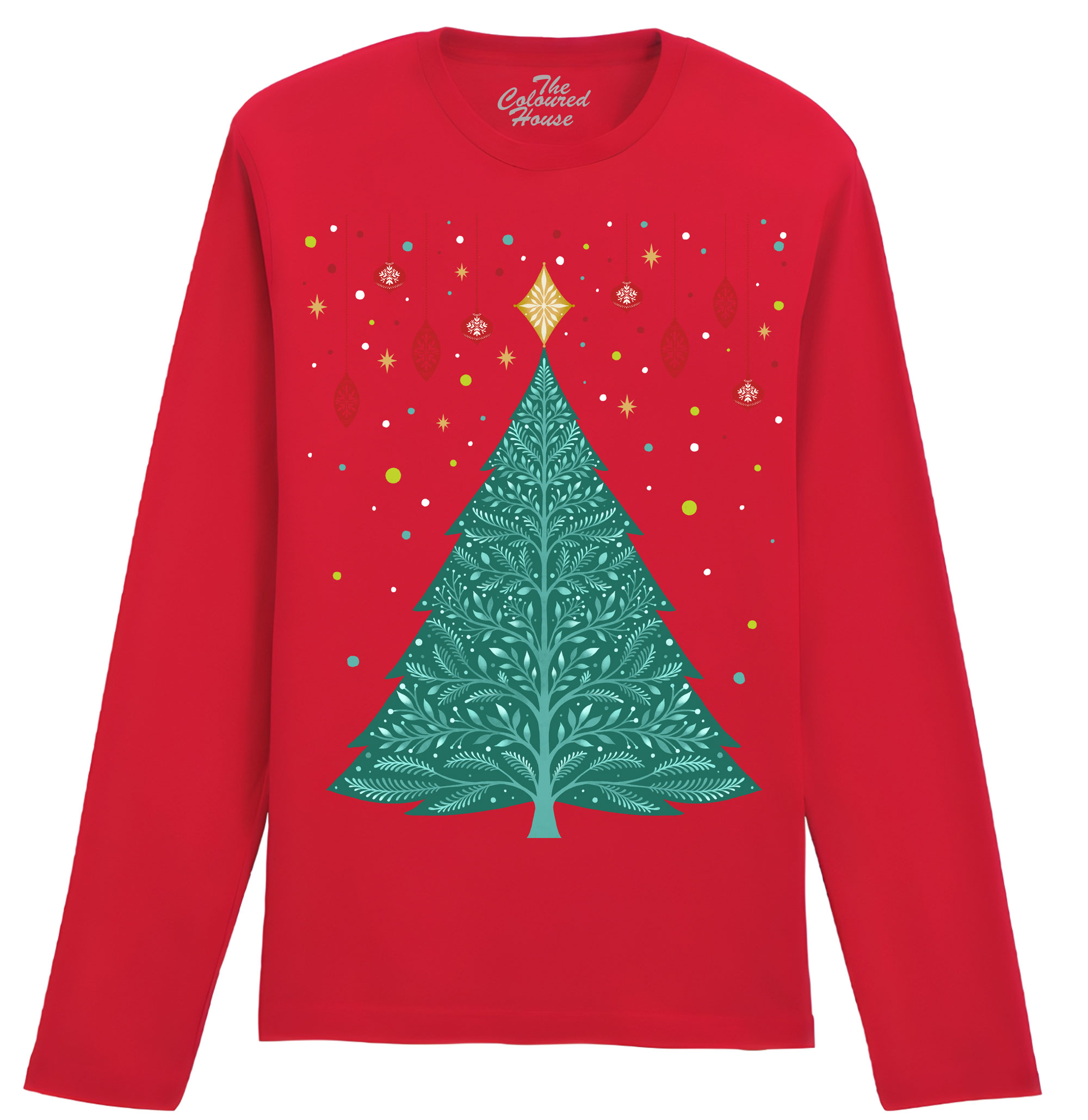 Christmas Night Vintage Tree Longsleeve
