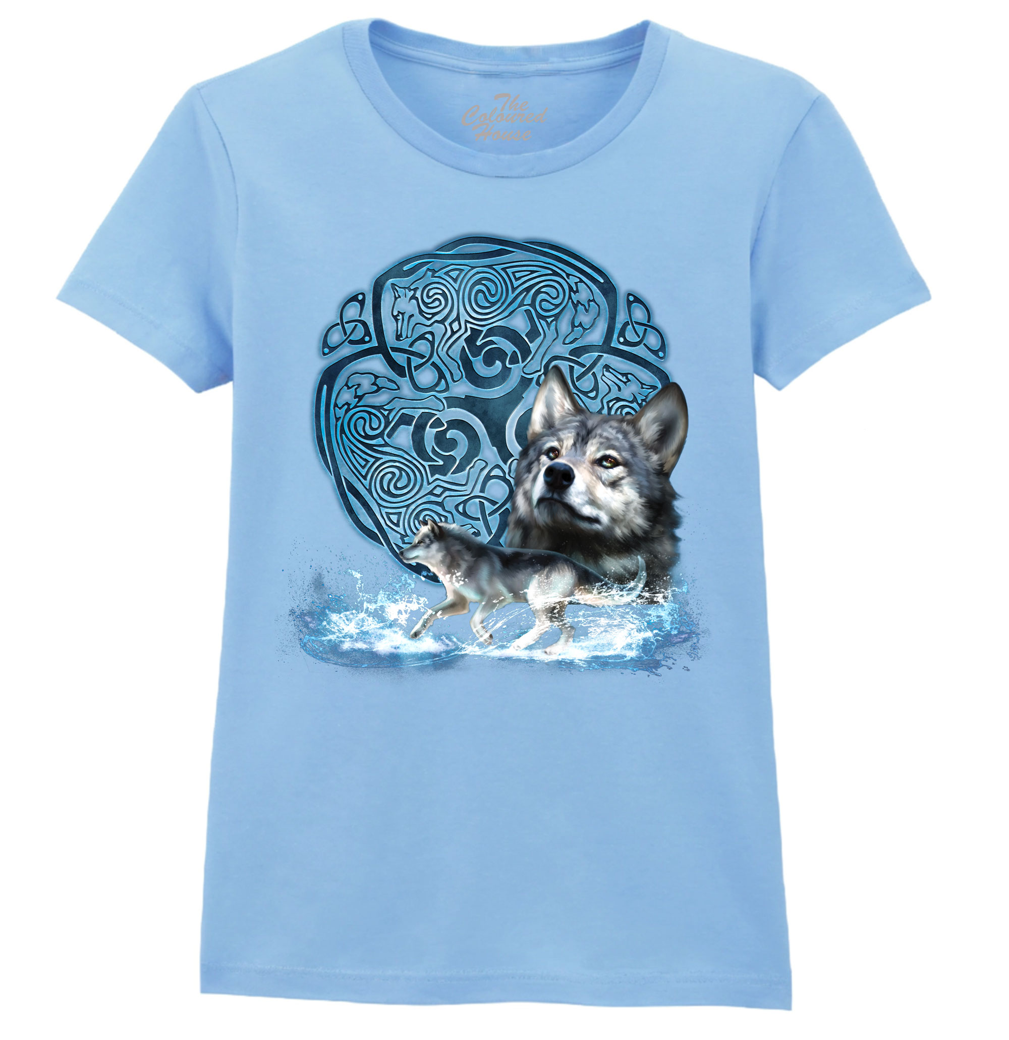 Celtic Wolf Ladies T-shirt