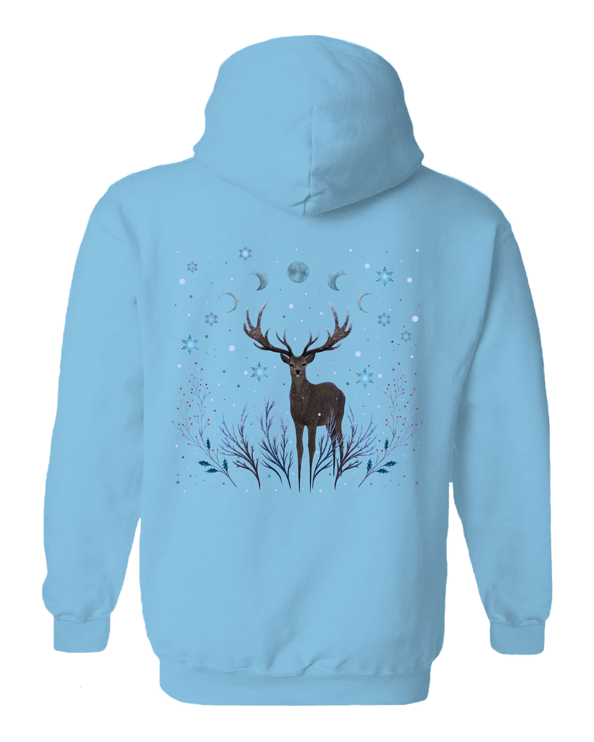 A Deer In Winter Hoodie