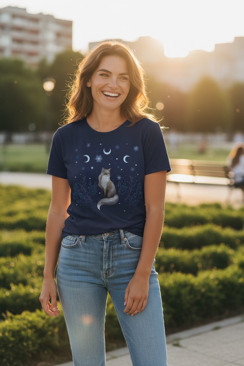 Winter Fox Ladies T-shirt