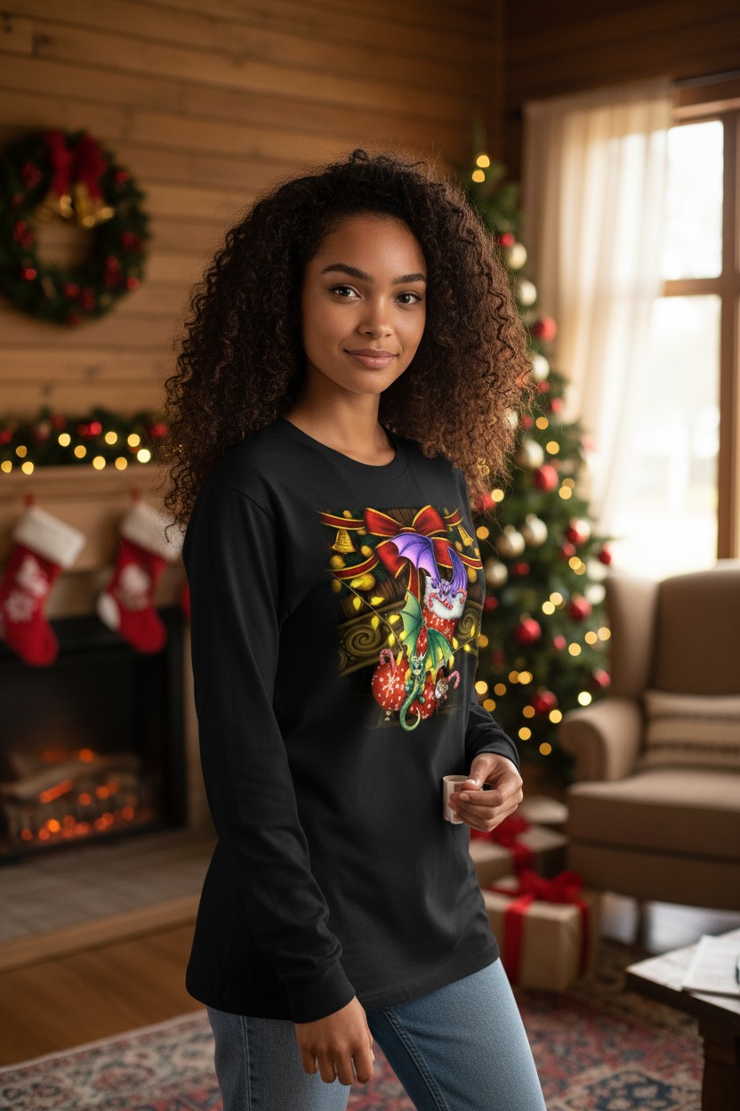 Christmas Dragons Longsleeve