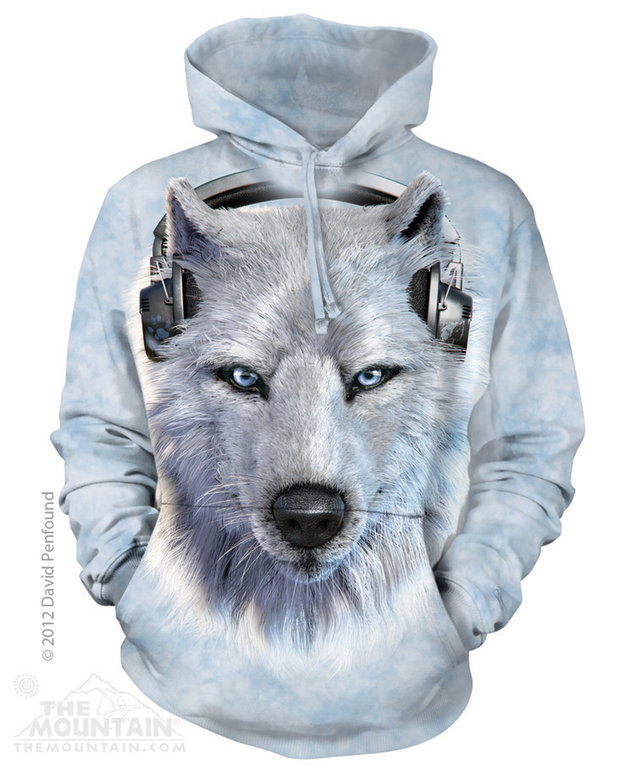 White Wolf DJ Hoodie