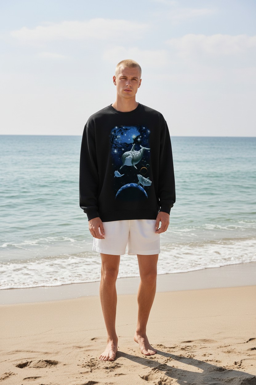 Star Born Dolphins Sweater